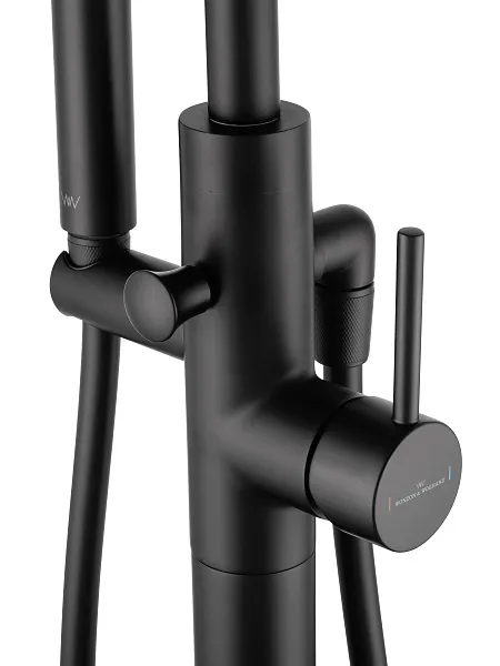 Смеситель для ванны с душем Wonzon & Woghand STICK WW-88649017-MB фото 4