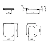 Крышка-сиденье Ideal Standard I.Life B T500301 с микролифтом фото 6
