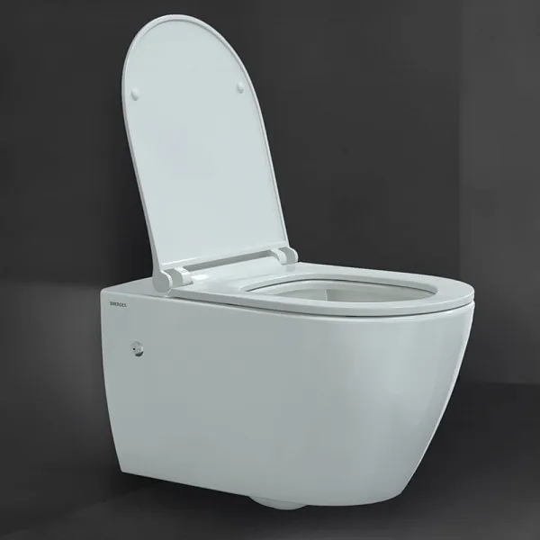 Унитаз Berges Wasserhaus Mascon Rimless 082128 подвесной безободковый с микролифтом фото 5