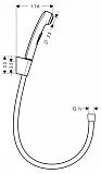 Гигиенический душ Hansgrohe Team Compact  32128000 фото 2