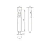 Душевая лейка PAINI Ovo 86CR155 фото 3