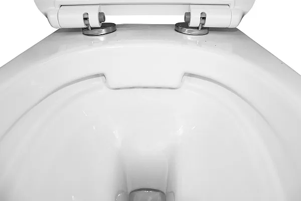 Унитаз Azario Fretta Round AZ-2617E подвесной безободковый с сиденьем микролифт фото 5