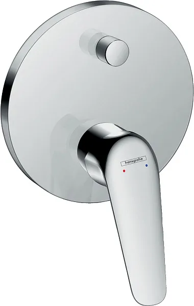 Смеситель Hansgrohe Novus 71045000 для ванны с душем с внутренней частью фото 1