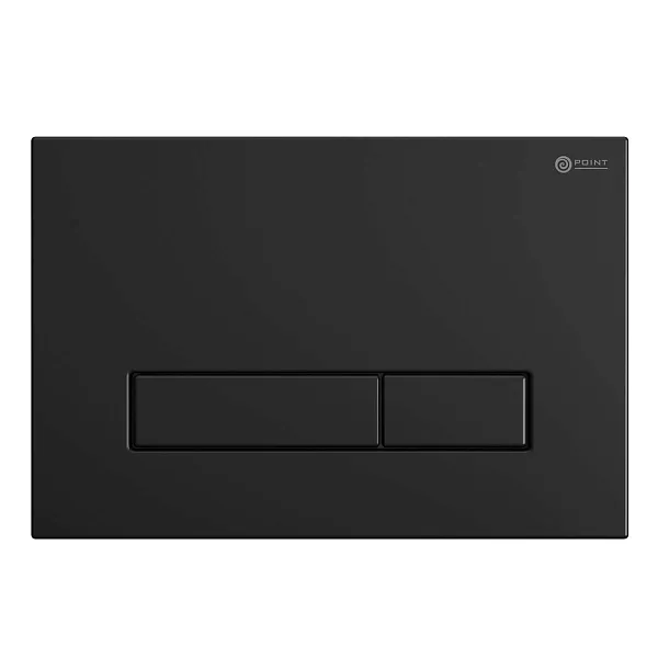 Кнопка смыва Point Меркурий PN44831BM черная матовая фото 1