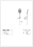 Смеситель для ванны с душем Wonzon & Woghand WW-B2551-BG фото 1