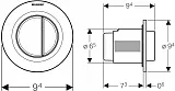 Смывная клавиша для унитазов Geberit Type 01 116.044.11.1 фото 2