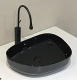Раковина BelBagno 55 см BB1435-NERO фото 2