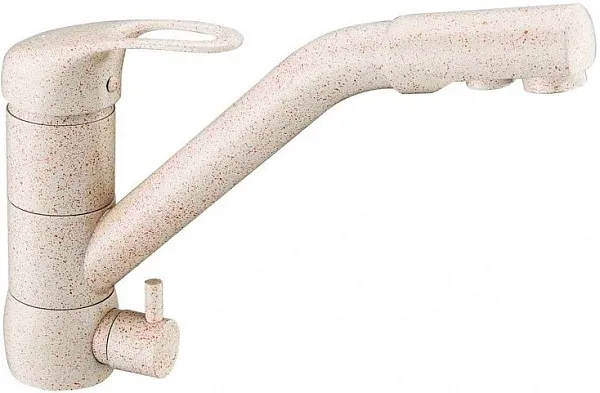 Смеситель ZorG Sanitary ZR 400 KF-12 КВАРЦ для кухонной мойки фото 1