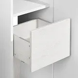 Шкаф-пенал Акватон Сакура 33x176 см белый / светлое дерево 1A219903SKW8R правый фото 3