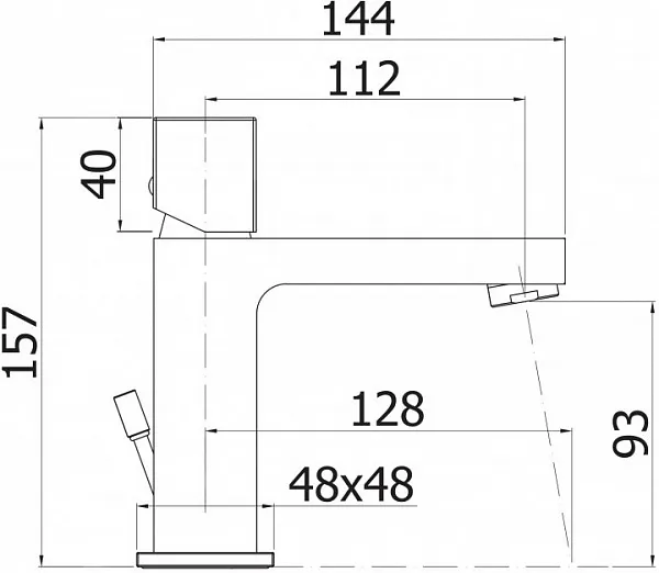 Смеситель Cezares Effect EFFECT-LSM2-01-W0 для раковины фото 2