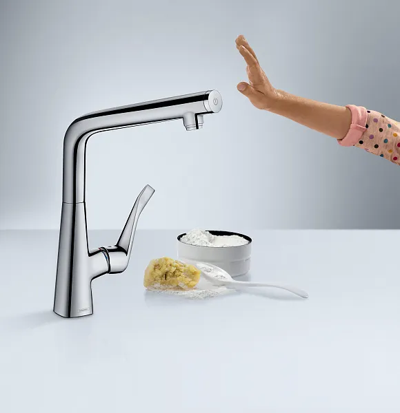 Смеситель Hansgrohe Metris Select M71 14847000 для кухонной мойки фото 3