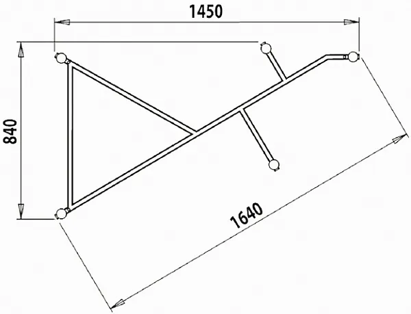Каркас для ванны Iddis Male 150x90 MAL1590i92 фото 2