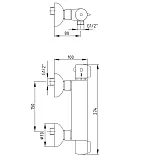Смеситель E.C.A. Thermostatic 102102341EX для душа фото 2