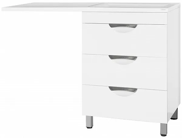 Тумба с раковиной Style Line Жасмин 120 напольная правая фото 2