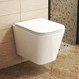 Унитаз OWL 1975 Vatter Ruta-H mini slim OWLT190403S подвесной безободковый с микролифтом фото 4