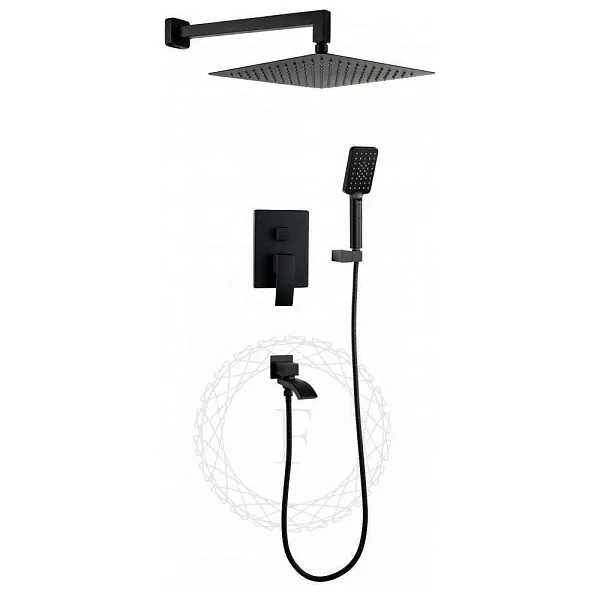 Душевой комплект FILARETE Waterfall FL1010BL фото 1