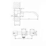 Смеситель для раковины ABBER Wasserfall AF8612G фото 3