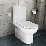 Унитаз-компакт Azario Ambra AZ-848 напольный безободковый с сиденьем микролифт фото 15