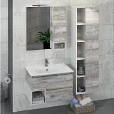 Зеркало Comforty Турин 75x80 00004144198CF правая с полочкой фото 2