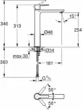 Смеситель Grohe Lineare New 23405DC1 для раковины фото 3