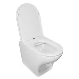 Унитаз Azario Porta AZ-0064 подвесной безободковый с сиденьем микролифт фото 2
