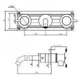 Смеситель для раковины ABBER Wasser Kreis 316 AF81123BST-L фото 3
