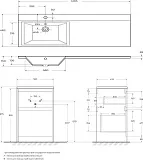 Мебель для ванной BelBagno Kraft-LVD 120 напольная левая pino pasadena фото 14