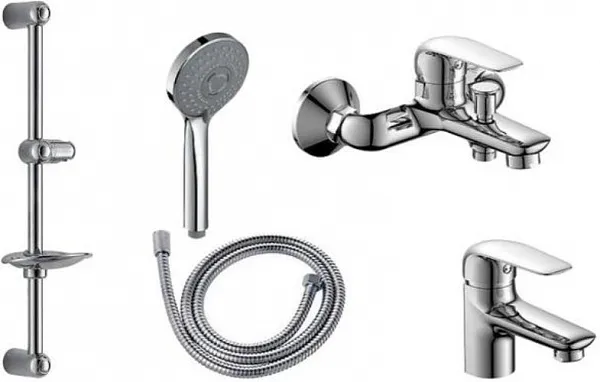 Комплект смесителей 3 в 1 Orange Iris M41-311cr фото 1