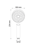 Душевой комплект WasserKRAFT A16028 Thermo встраиваемый фото 11