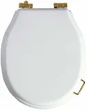 Крышка-сиденье Boheme Vogue 906-W-BR с микролифтом фото 1