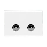 Клавиша смыва Point Венера PN44071WC двухцветная:белый, хром фото 1