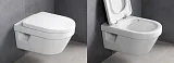 Унитаз Villeroy & Boch Architectura Plus 4687HR01 подвесной безободковый с микролифтом фото 2