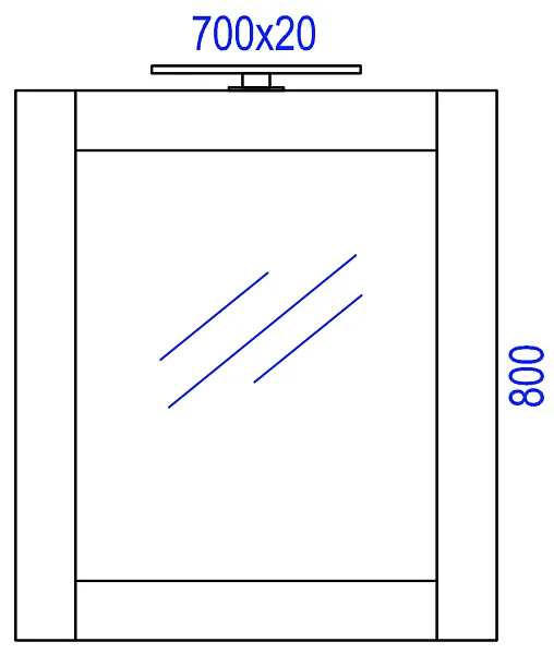 Зеркало Aqwella 5 stars Symphony Л7 дуб сонома фото 3