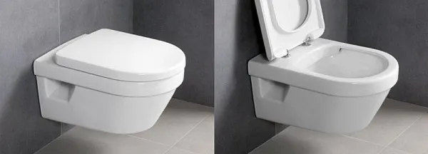 Унитаз Villeroy & Boch Architectura Plus 4687HR01 подвесной безободковый с микролифтом фото 2