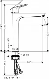 Смеситель Hansgrohe Focus 31531000 для раковины-чаши с донным клапаном фото 4