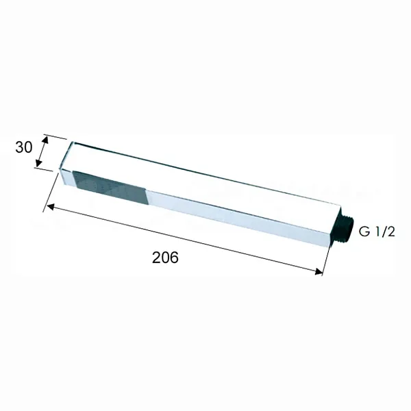 Душевая лейка PAINI Quadra 53CR155AO фото 8