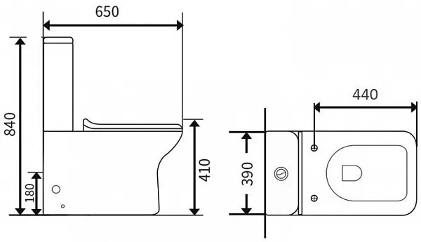 Бачок для унитаза Agger AT02002 фото 2