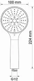 Душевая лейка WasserKRAFT A002 фото 5