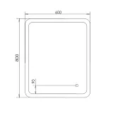 Зеркало Comforty Лотос 60x80 00-00014244CF с подсветкой фото 2