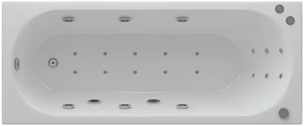 Акриловая ванна Aquatek Оберон 170x70 OBR170-0000026 слив слева фото 2