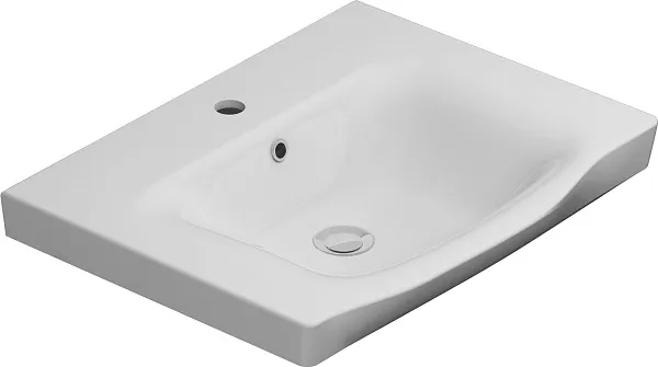 Тумба с раковиной Am.Pm Like 65 напольная, белый глянец фото 11