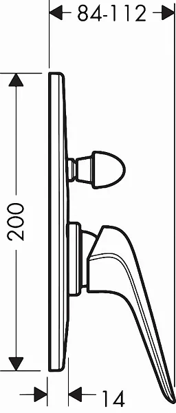 Смеситель Hansgrohe Novus 71047000 для ванны с душем фото 2