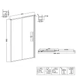 Душевая дверь Niagara Nova NG-84-L10FHB фото 12