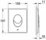 Унитаз с инсталляцией и кнопкой смыва Grohe Solido 39192000 фото 6