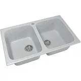 Кухонная мойка Mixline ML-GM23-310 Серая 525185 фото 1