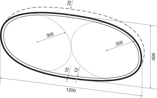 Зеркало Wellsee 7 Rays' Spectrum 120x60 см 172201650 c фронтальной подсветкой фото 9