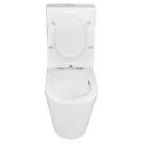 Унитаз-компакт Azario Vetro AZ-2149- UQ напольный безободковый с сиденьем микролифт фото 4