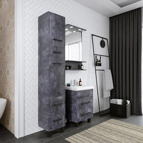 Зеркало Бриклаер Чили 55x90 4627125415159 с полочкой и подсветкой фото 3