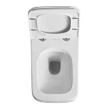Унитаз Point Аврора PN41101 подвесной безободковый с сиденьем микролифт фото 4