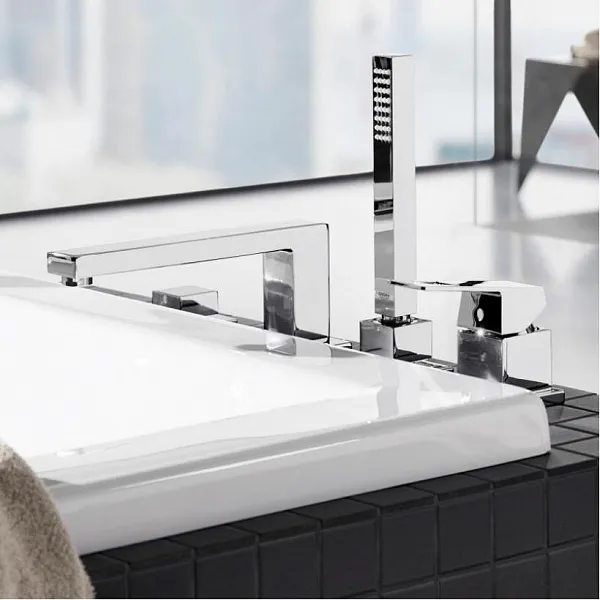 Смеситель Grohe Eurocube 19897001 на борт ванны фото 4